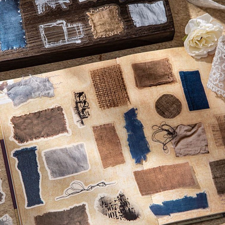 Sewing Time Series PET Stickers 4 Options 30 Pcs image 0