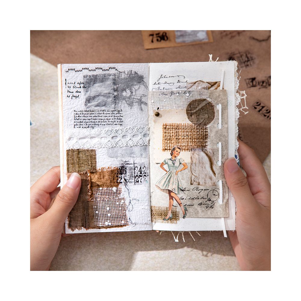 Sewing Time Series PET Stickers 4 Options 30 Pcs image 2