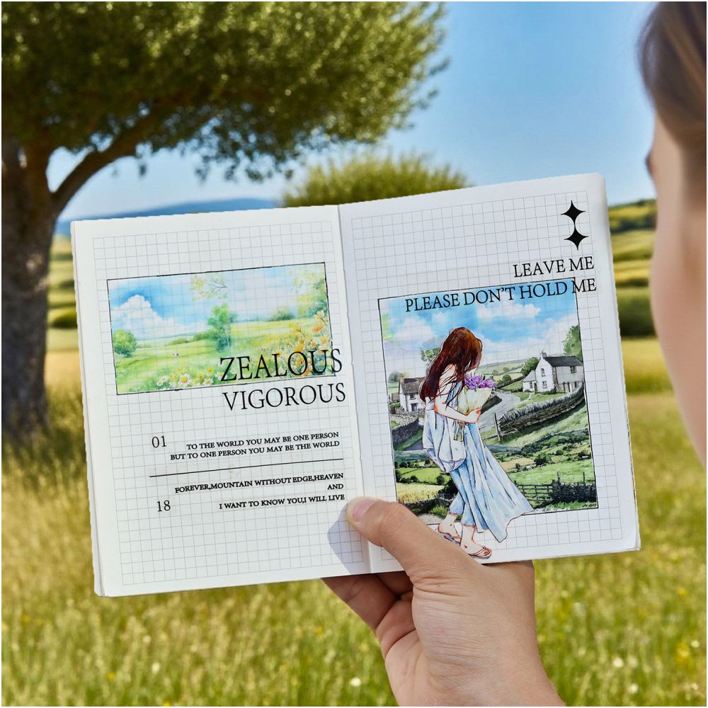 Four Seasons Floating Painting Series Landscape PET Tape Set 2 Types image 2
