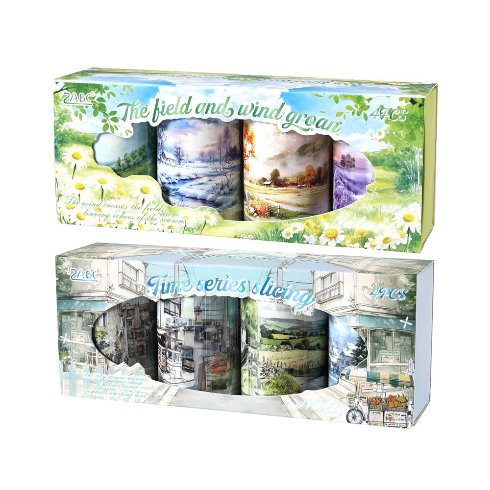 Four Seasons Floating Painting Series Landscape PET Tape Set 2 Types image 4