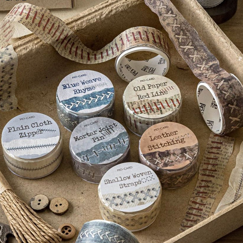 Japanese paper shaped washi tape 6 types 2cm 2m image 2