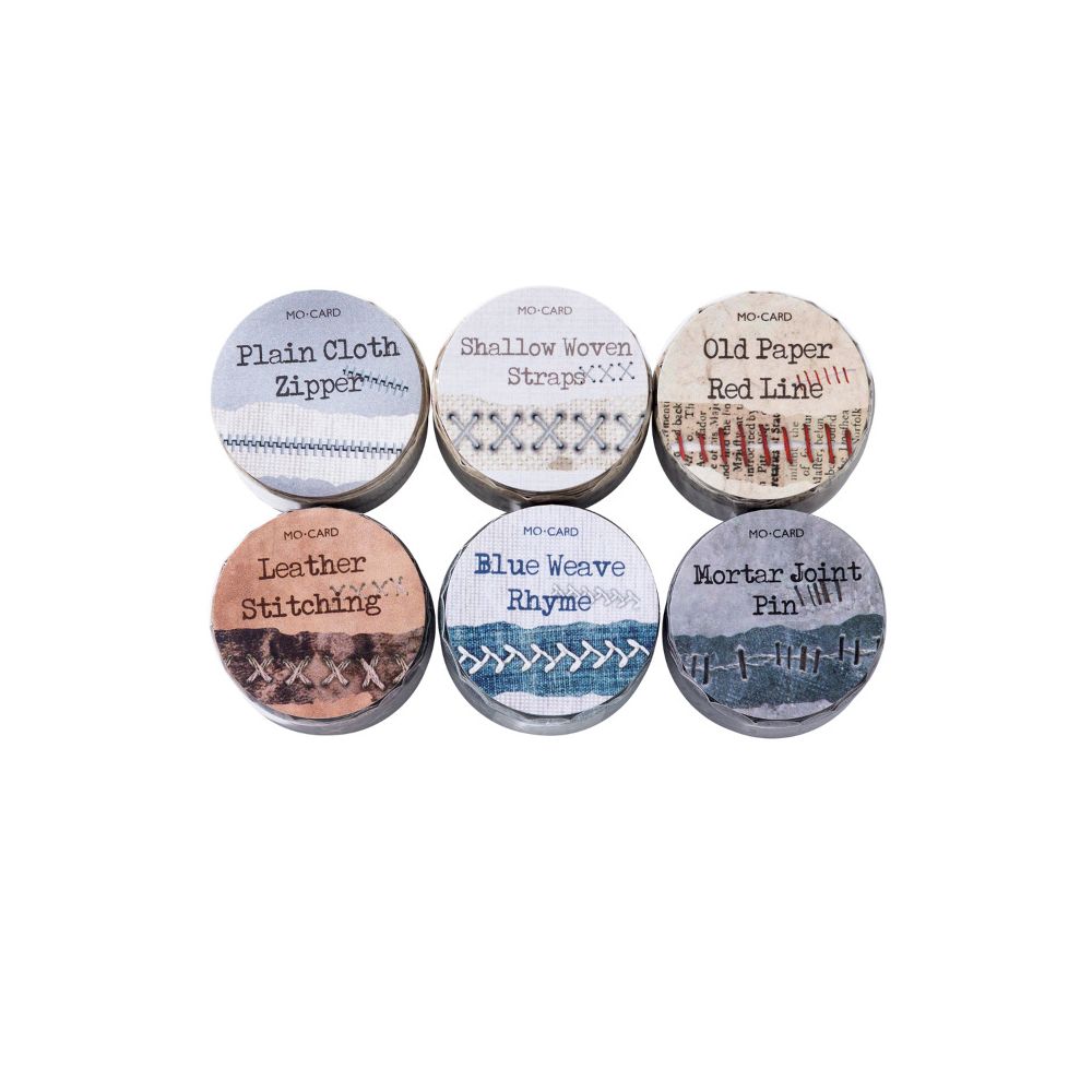 Japanese paper shaped washi tape 6 types 2cm 2m image 4