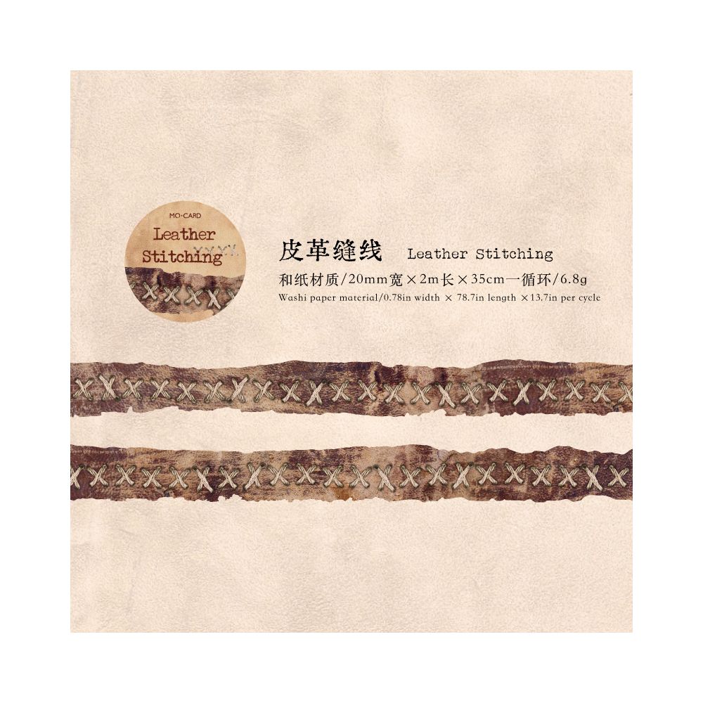 Japanese paper shaped washi tape 6 types 2cm 2m image 7