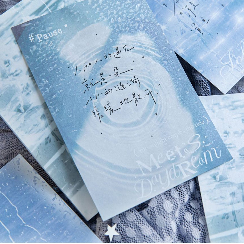 Rain Preface Series Retro Material Paper 4 Styles 60 Sheets image 2