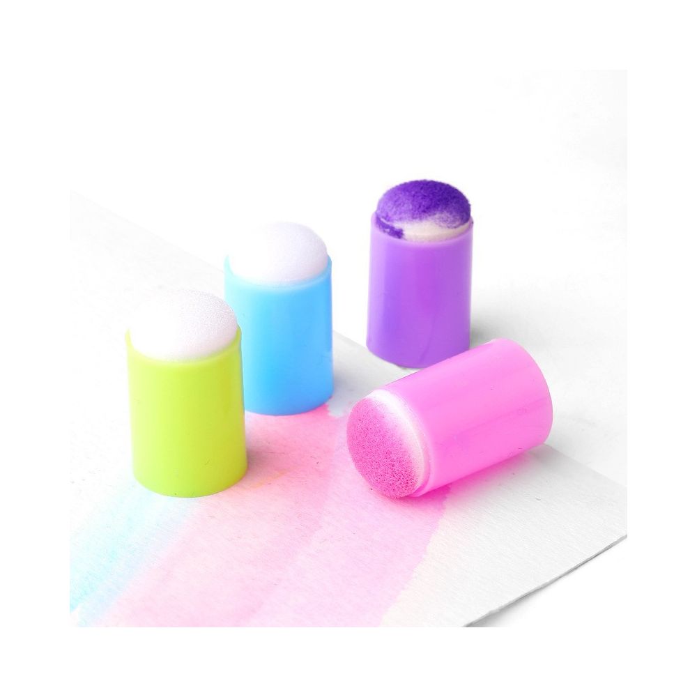 Finger sponge coloring painting press handbook stamp 25 Pcs image 4