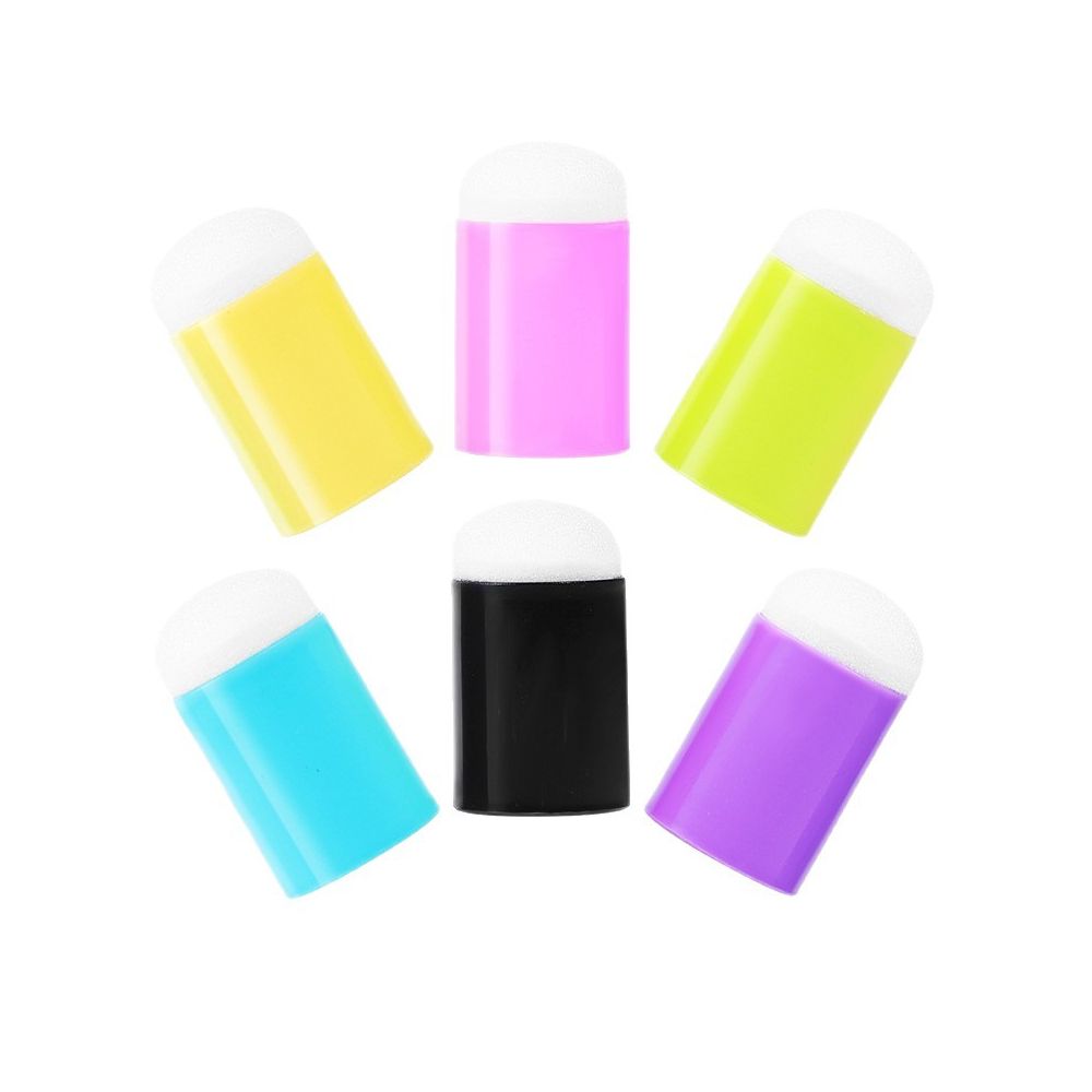 Finger sponge coloring painting press handbook stamp 25 Pcs image 7