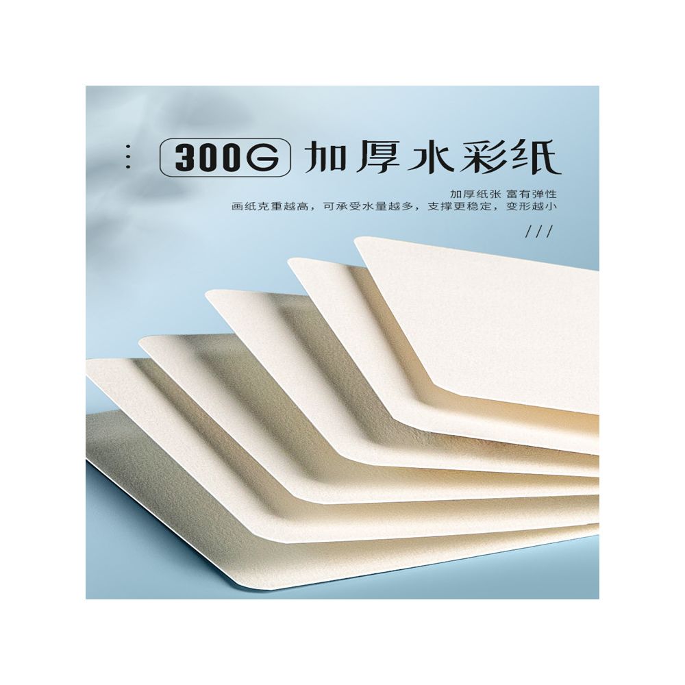Watercolor paper postcard 300g thick 25 Sheets image 1