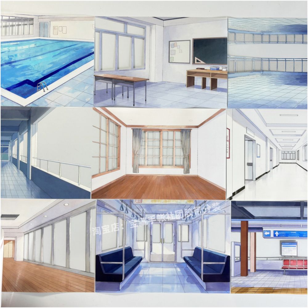Modern house ancient style PET Tape 10 5cm 138cm image 5