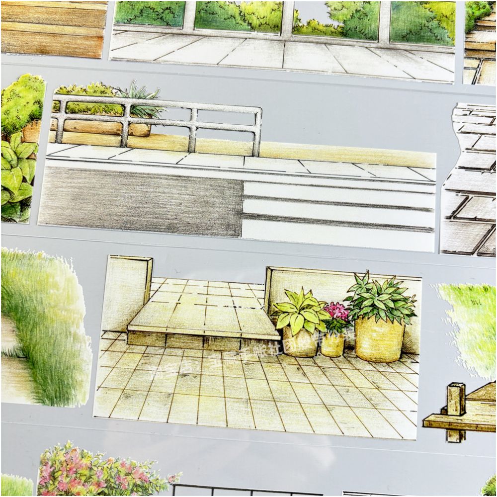 Road ground fence PET Tape 6cm 1 5m image 4