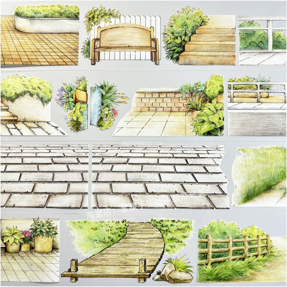 Road ground fence PET Tape 6cm 1 5m image 5