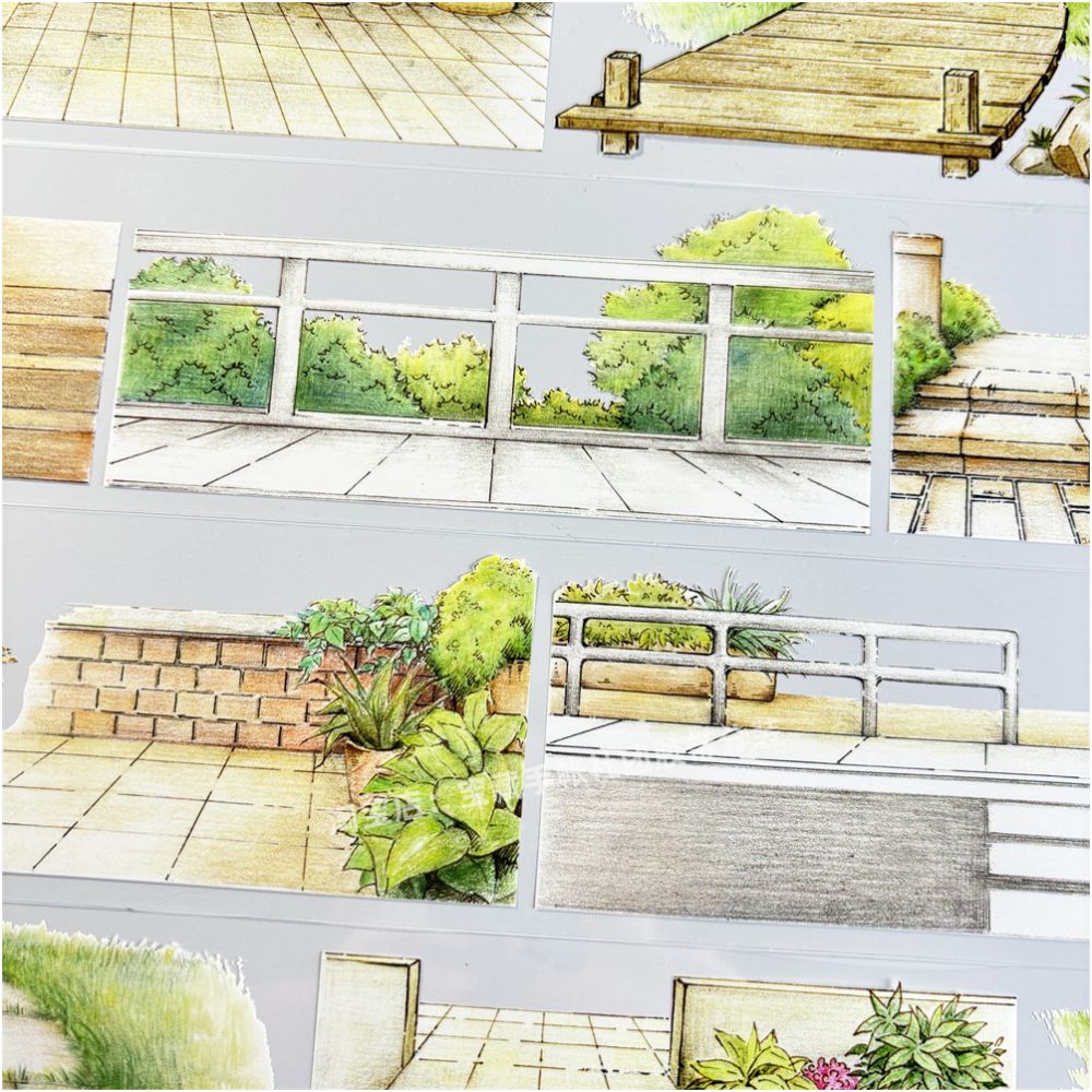 Road ground fence PET Tape 6cm 1 5m image 0