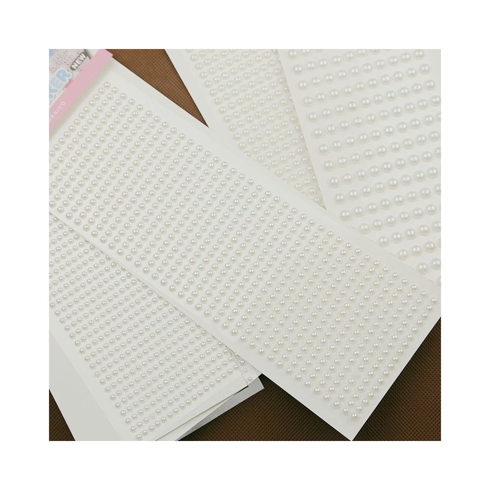 White pearl decoration stickers image 2