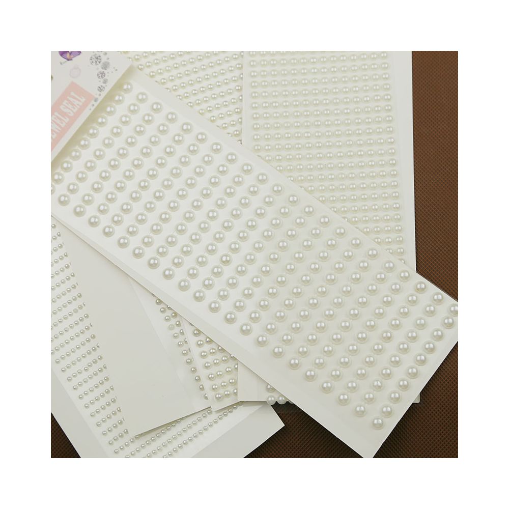 White pearl decoration stickers image 4
