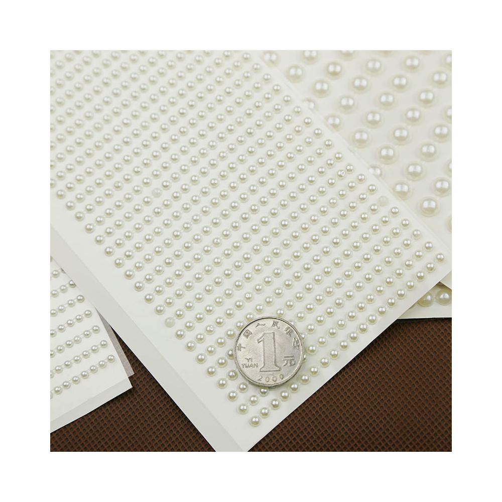 White pearl decoration stickers image 9