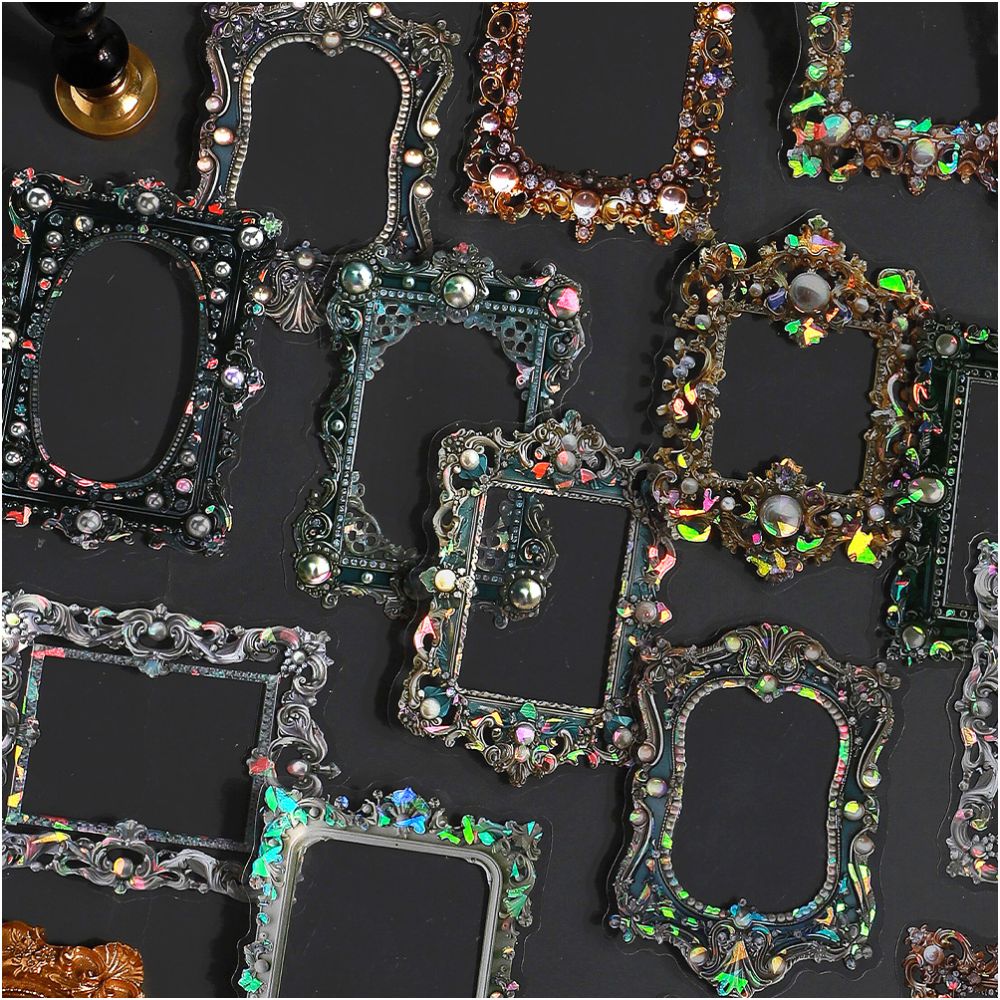 Baroque imagination PET stickers 4 Styles 10 Pcs image 0