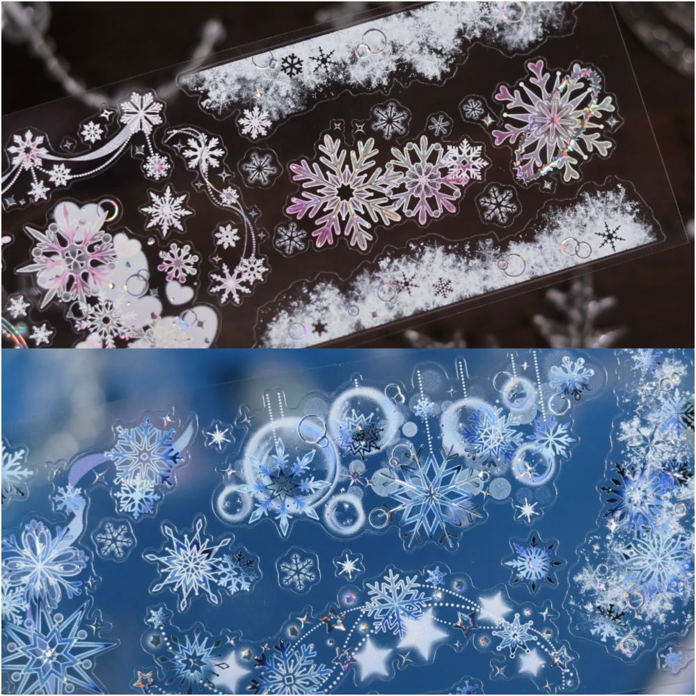 Snow Bubbles Winter PET Tape 6cm 1m image 0