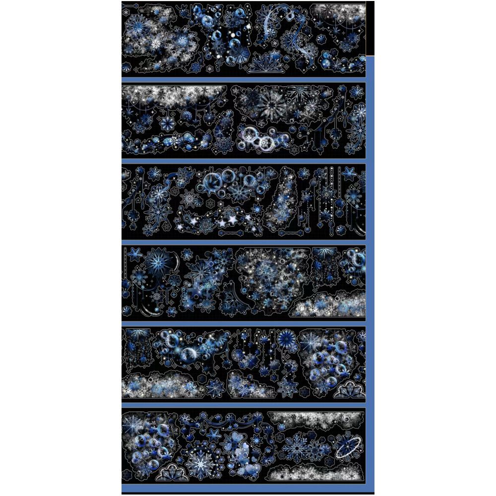 Snow Bubbles Winter PET Tape 6cm 1m image 6