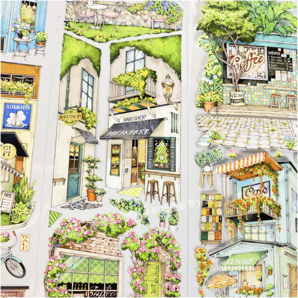 House Street View Town Store PET Tape 7 5cm 1m image 2