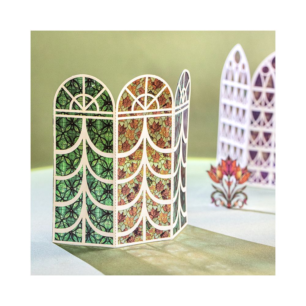 Window Frame Light and Shadow PET Hard Card Pack 6 Styles 15 Pcs image 2