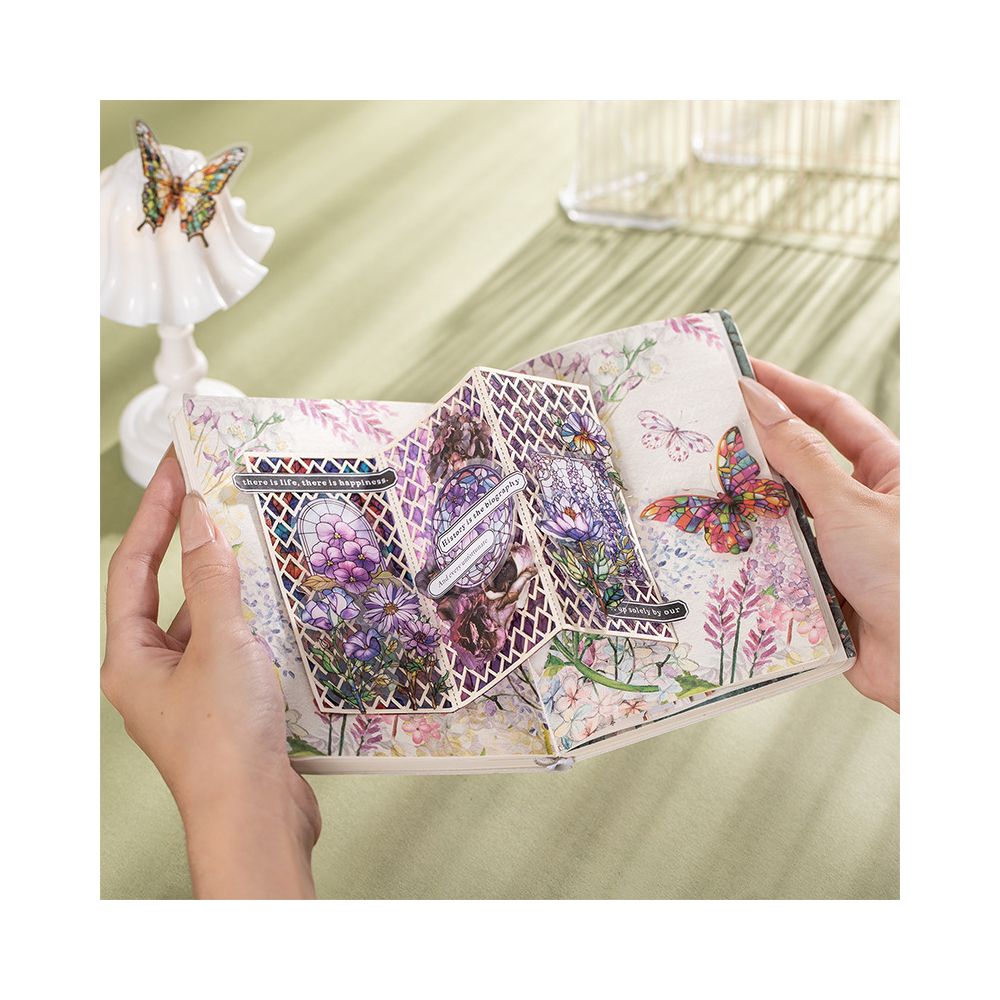 Window Frame Light and Shadow PET Hard Card Pack 6 Styles 15 Pcs image 3