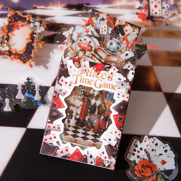 Alice s Time Game Series PET Sticker Pack 100 Sheets image 0