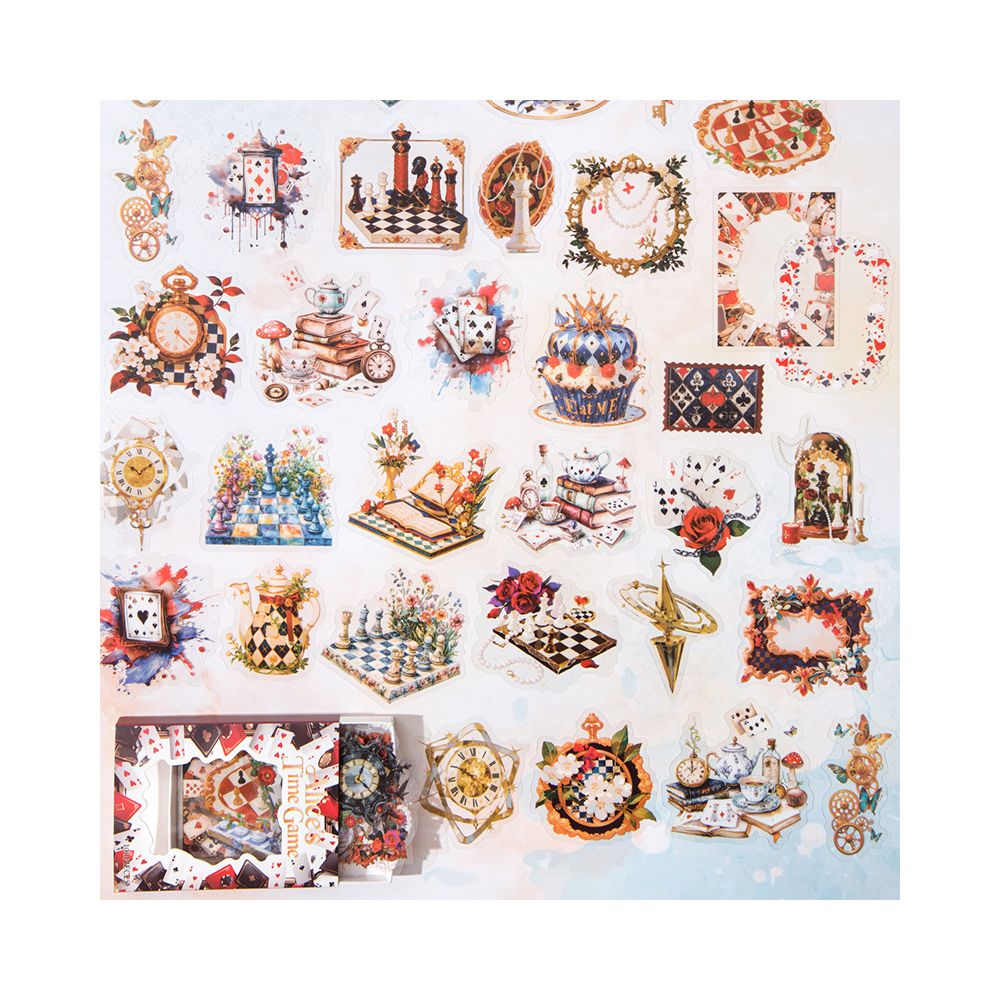 Alice s Time Game Series PET Sticker Pack 100 Sheets image 1