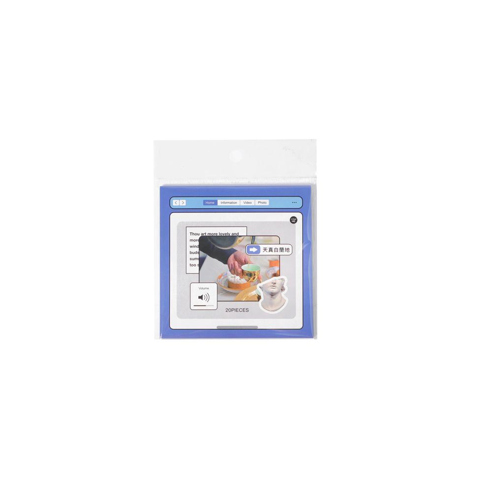 Dream Series Sticker Book 4 Types 20 Sheets image 4