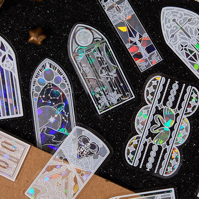 Rose Secret Series PET Stickers 6 Styles 15 Pcs image 2