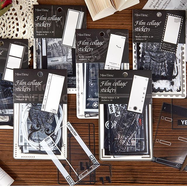 Time story series PET stickers 6 options image 1