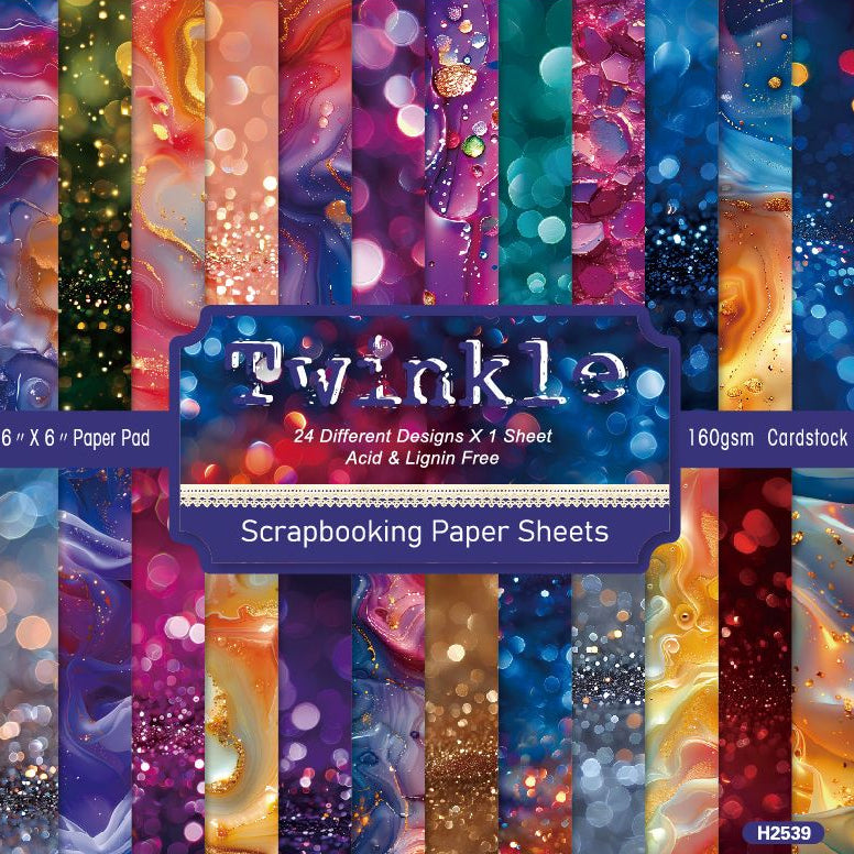 Bubble series material paper 24 pcs image 0