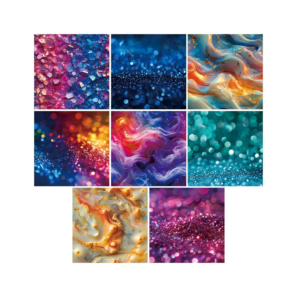 Bubble series material paper 24 pcs image 3