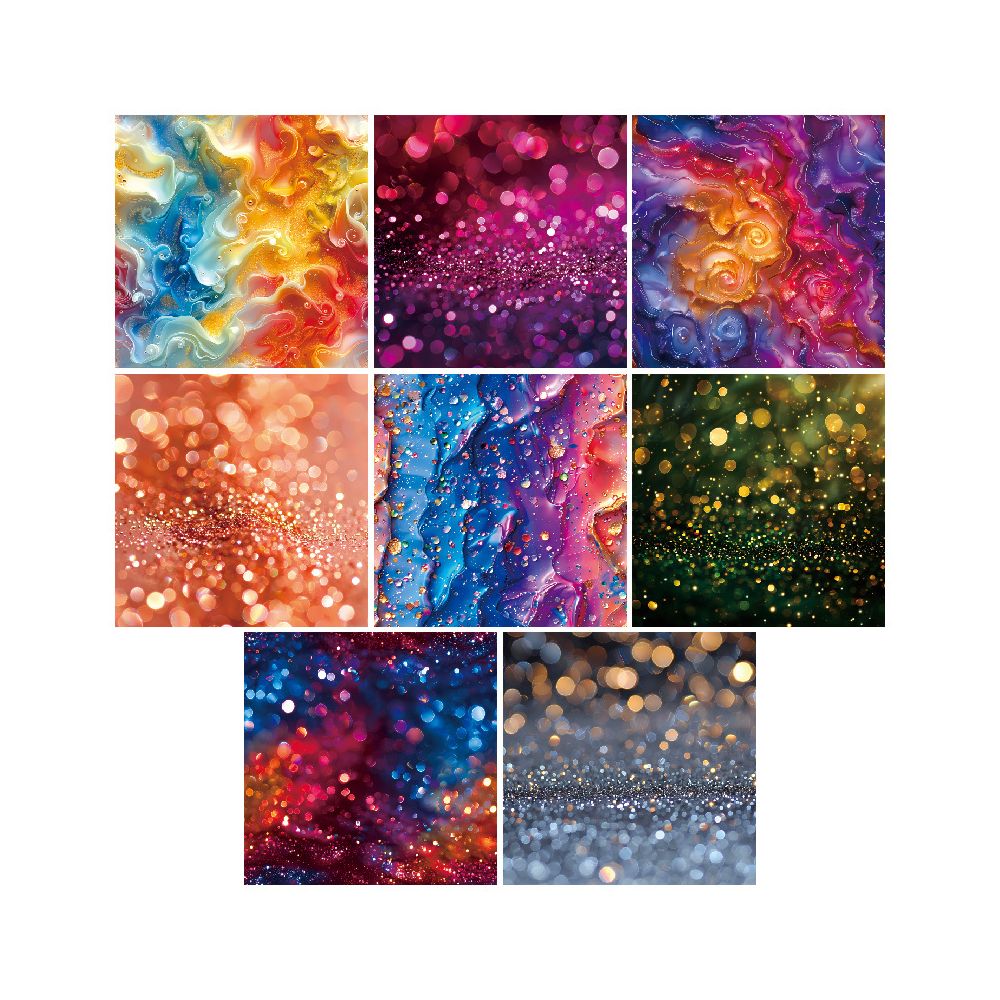 Bubble series material paper 24 pcs image 4