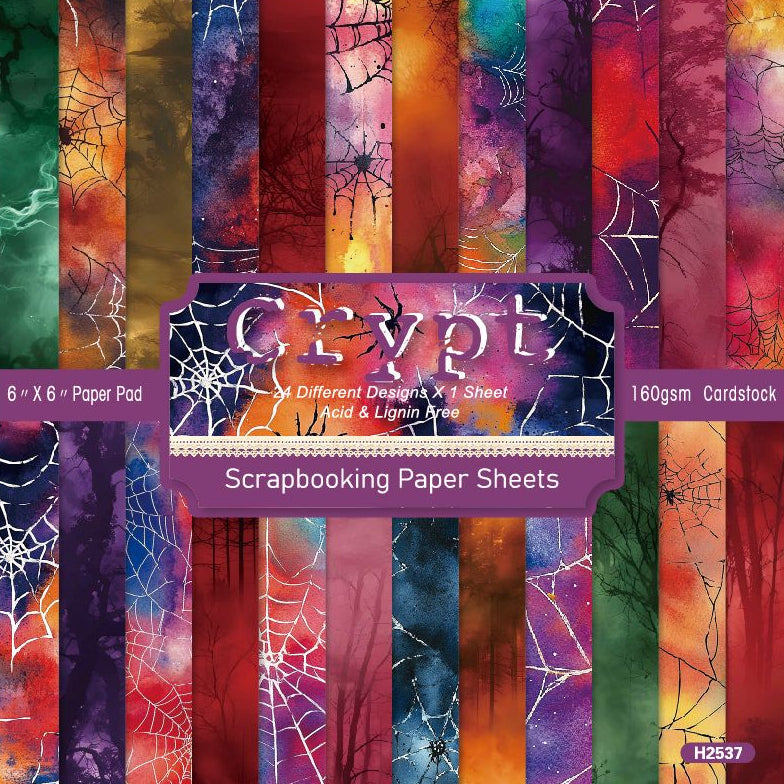 Spider series material paper 24pcs image 0