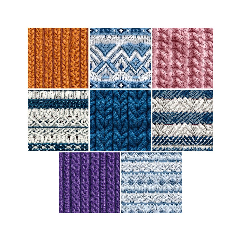 Wool series material paper 24 Pcs image 4