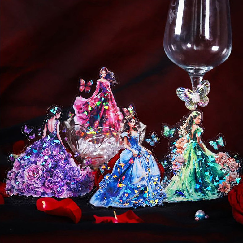 Evening Feast Series Fairy Fantasy PET Stickers 3 Styles image 1