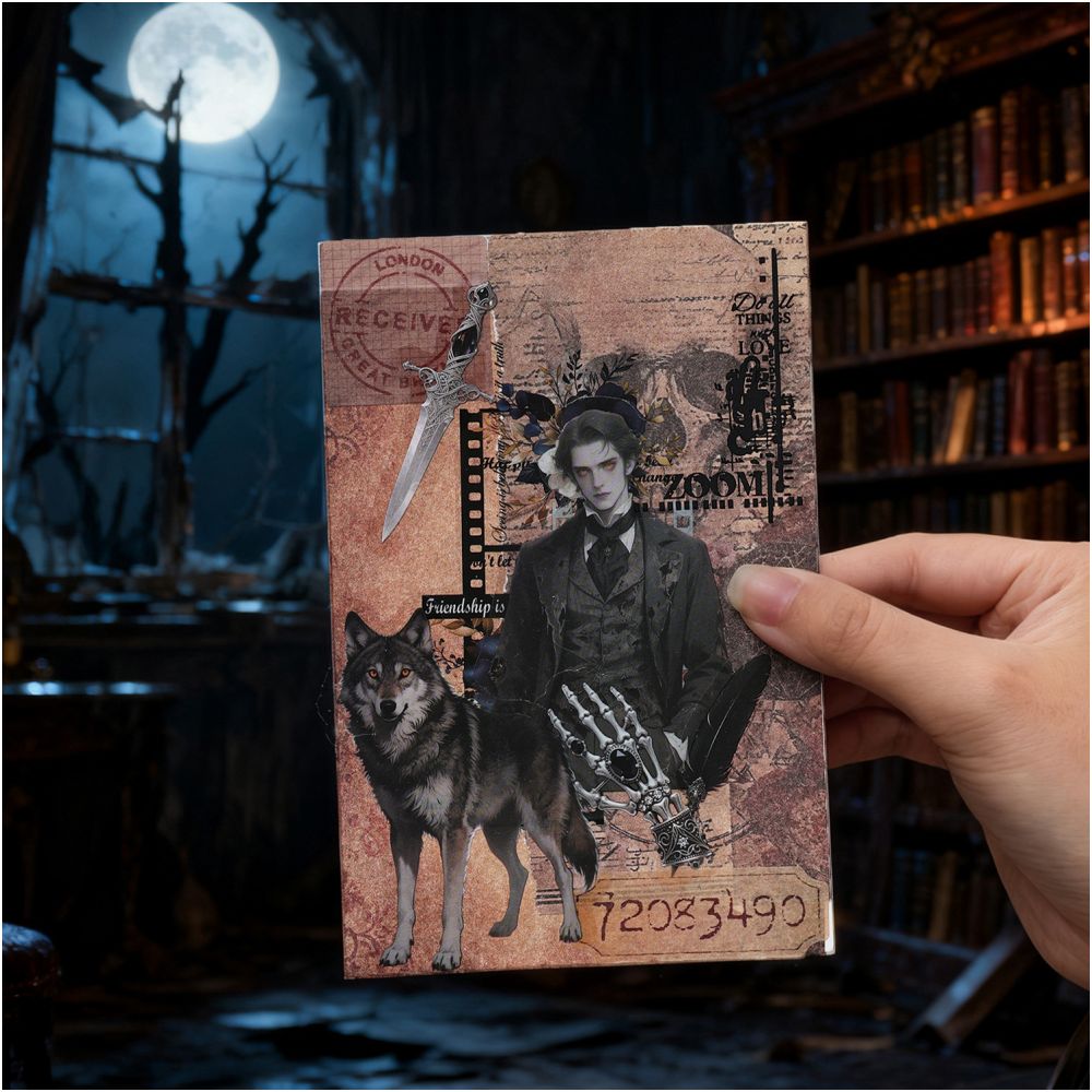 Dark Phantom series PET Sticker Pack 6 Styles 15 Pcs image 3