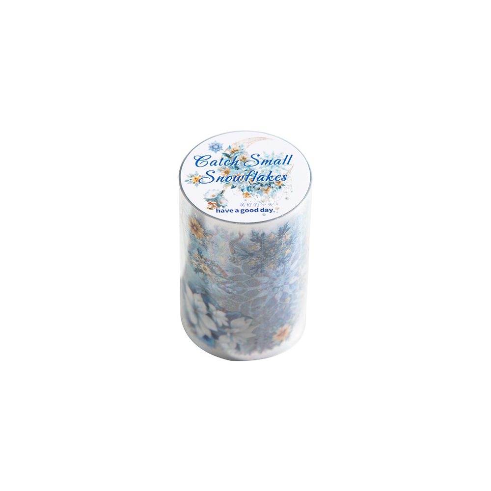 Snowflake themed winter series PET tape 6 Styles 6 cm 2 m image 4