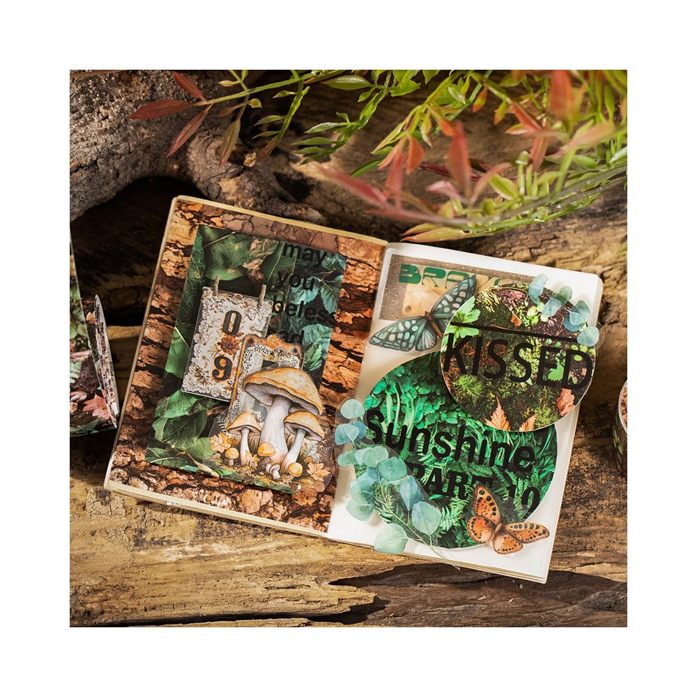 Textured Background Wood series Washi Tape 4cm 2m image 2