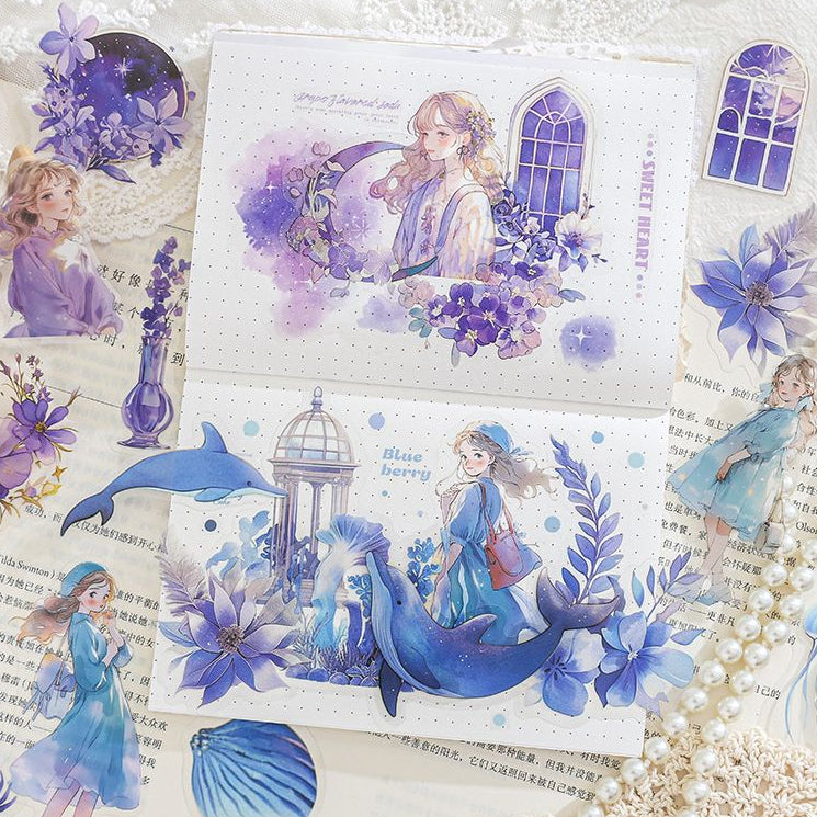 A dream series character PET Stickers 40 Pcs 6 Styles image 2