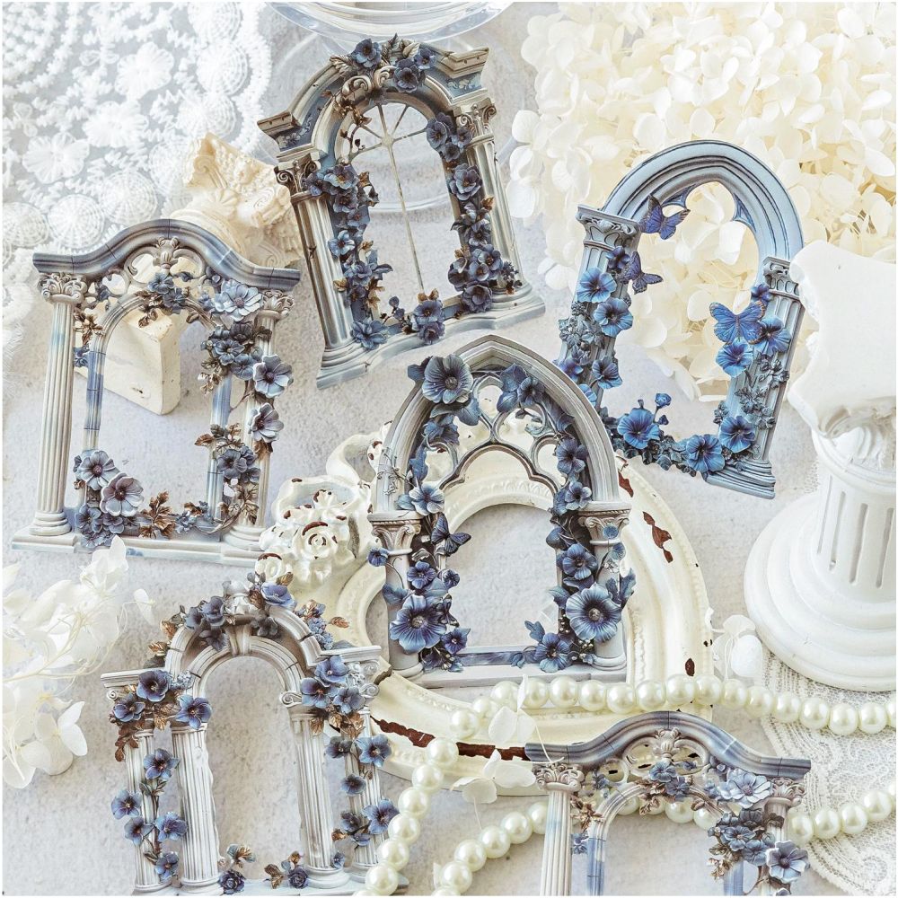 Flower Room Romantic Hard Card Stickers 7 Styles 10 Sheets image 4