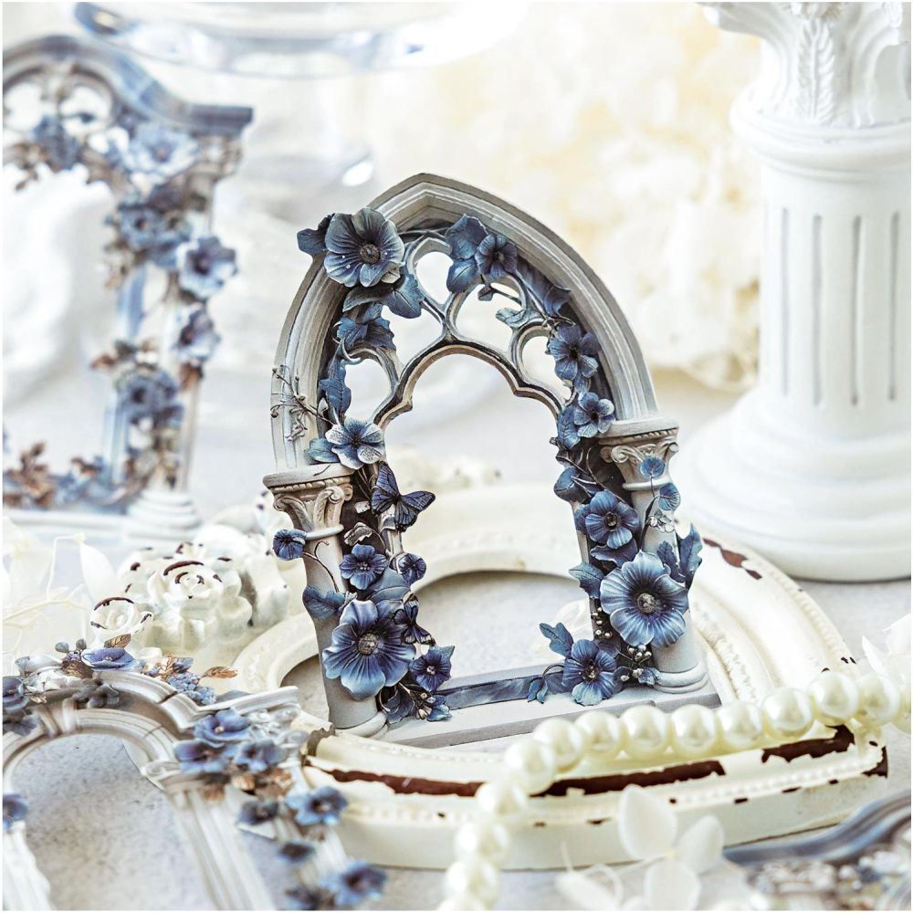 Flower Room Romantic Hard Card Stickers 7 Styles 10 Sheets image 5