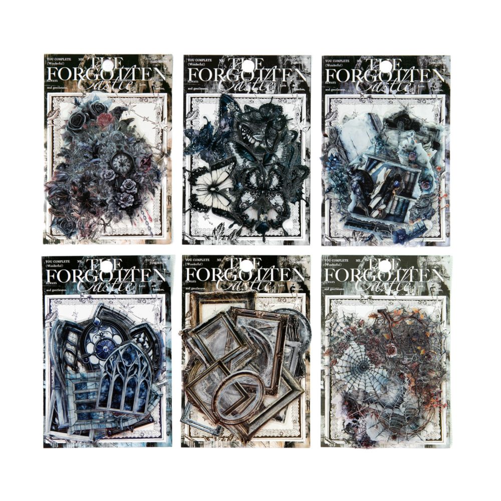 Forgotten Castle Serie PET Stickers 20 sheets 6 designs image 4