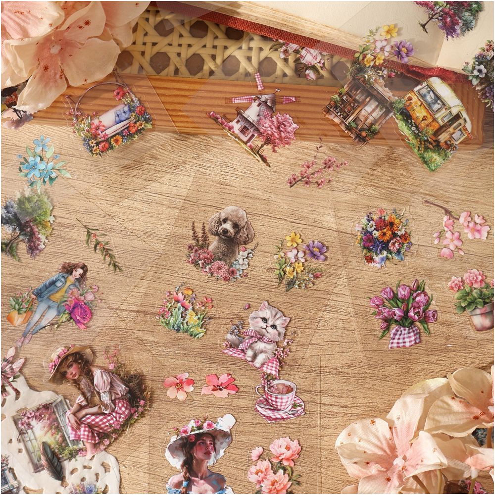 Seasonal Memories Series PET Sticker Set 4 Types 100 Sheets image 3