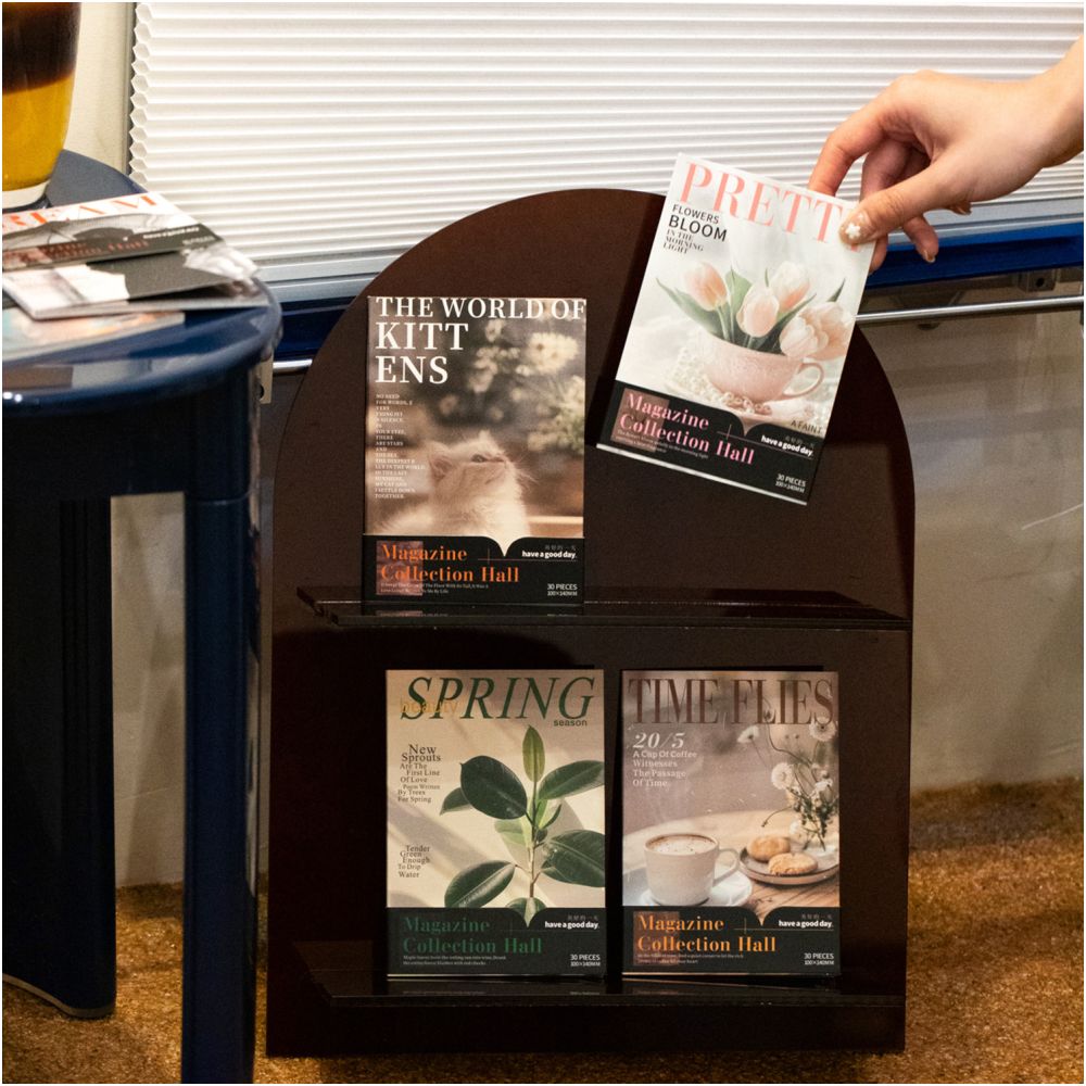 Magazine Collection Series Retro Material Paper 30 Sheets 6 Styles image 0