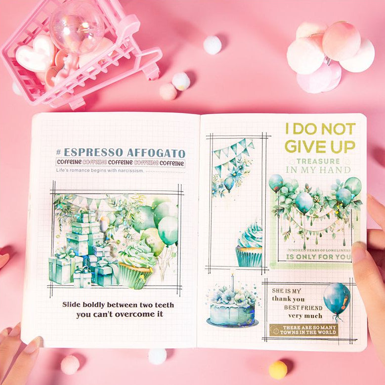 Wishing Balloon Series PET Stickers 10 Pcs 6 Styles image 2