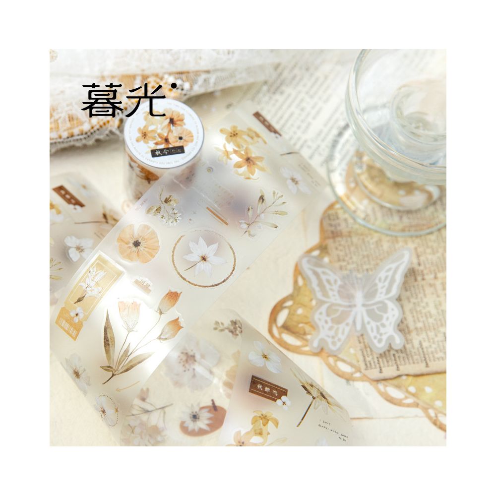 Flowering Season Series Vintage PET Tape image 1