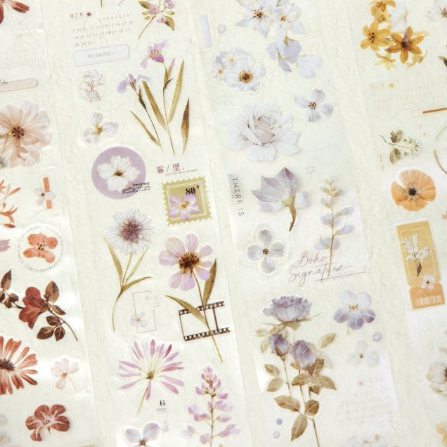 Flowering Season Series Vintage PET Tape image 3