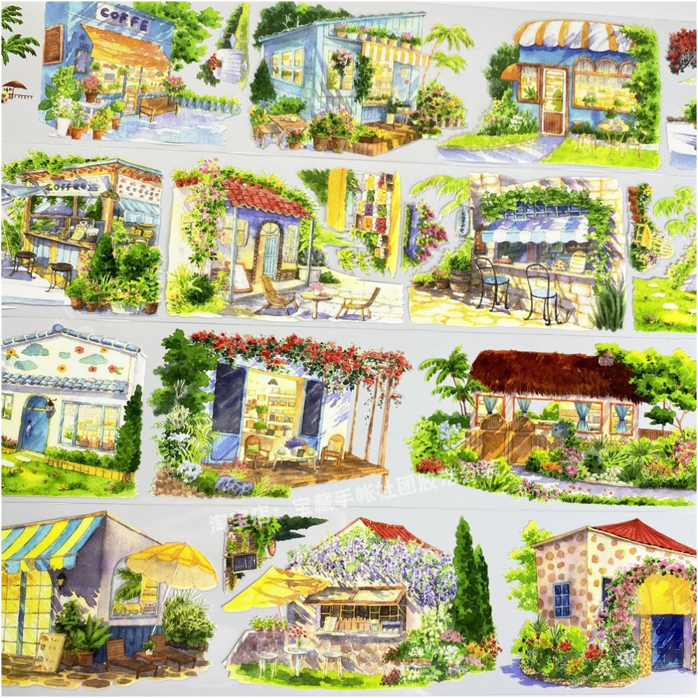 Small Shop City PET Tape 7cm x 120cm image 5