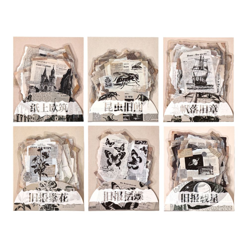 Dark Phantom PET Sticker Pack 6 Designs 15 Pcs image 2