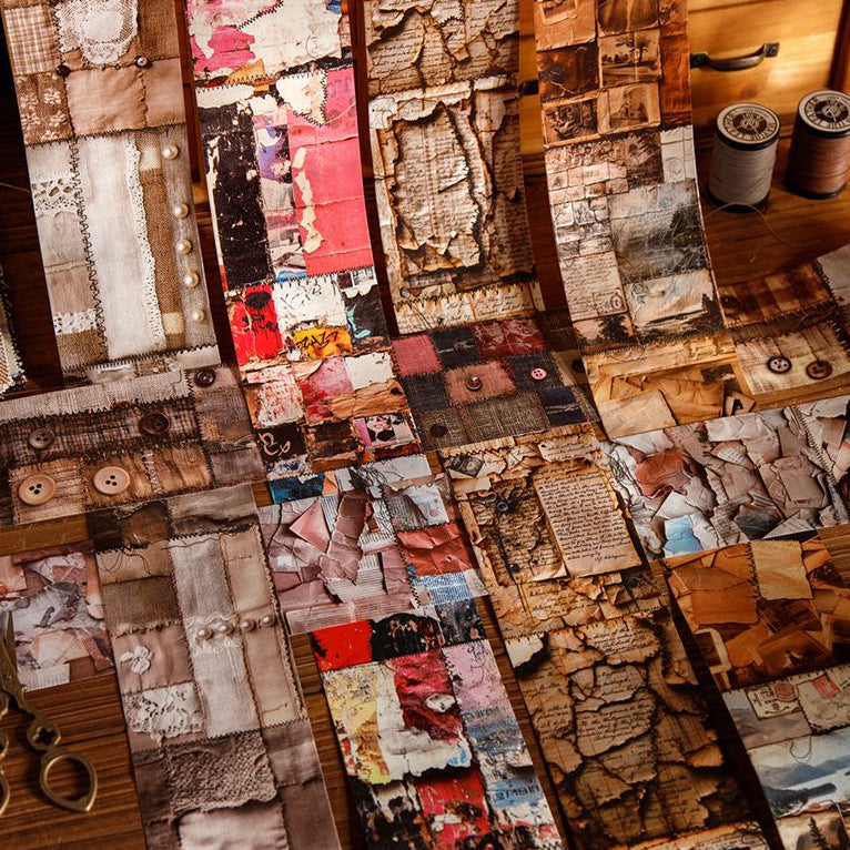 Time Tailor Series Washi Tape 6 Types 8cm x 2m image 2